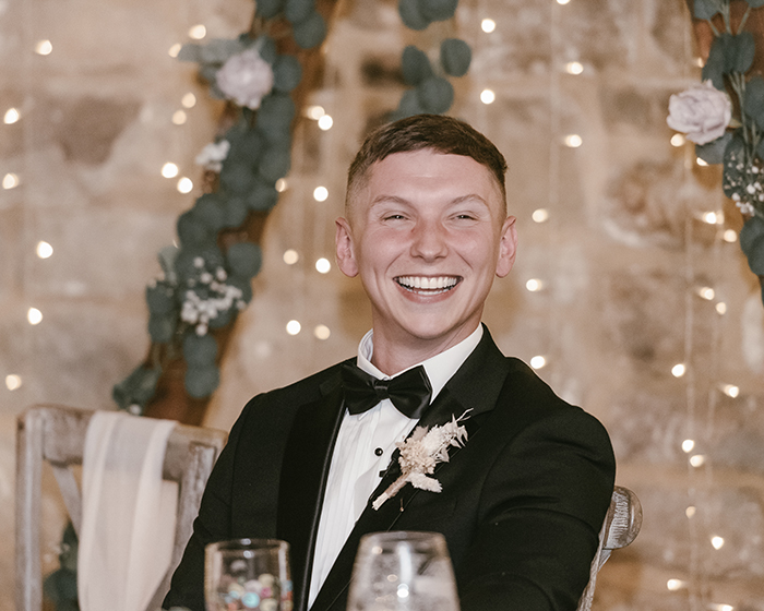 Candid ceremony moments inside Ponden Mill