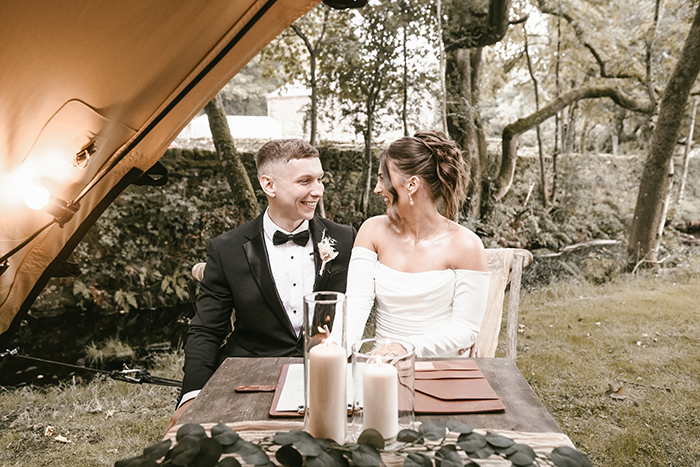 Natural wedding photography at Ponden Mill Yorkshire