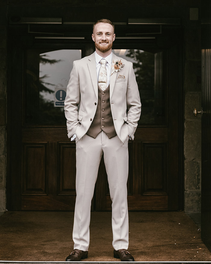 Groom portraits at Tankersley Manor